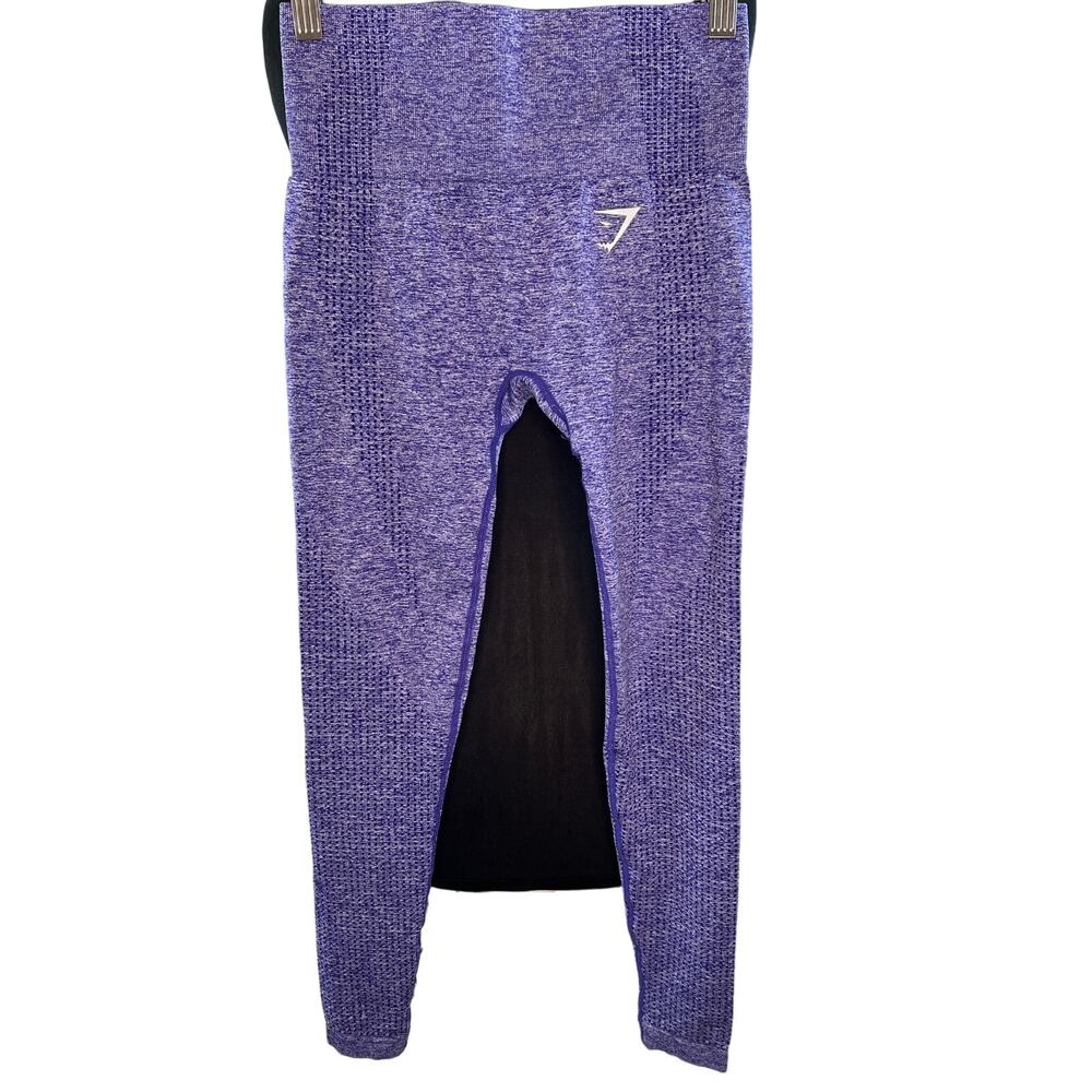 Gymshark Purple Violet Energy Seamless 7/8 Ankle Leggings Compression S